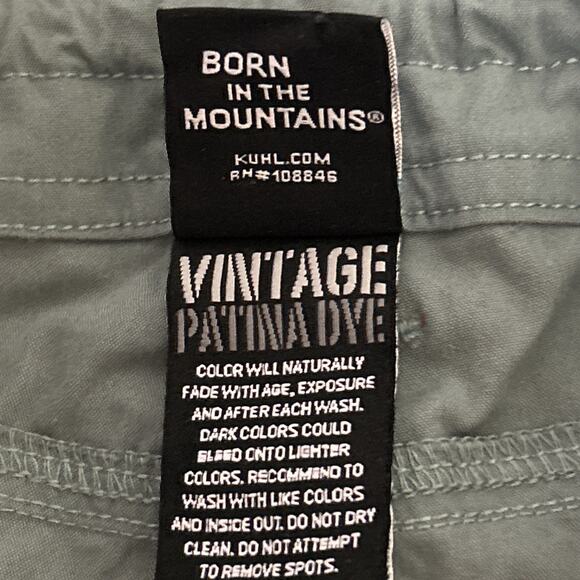 Kuhl Splash Roll Up Cargo Pants Women’s Size 6 Reg Outdoor Hiking Teal Blue - Picture 10 of 12